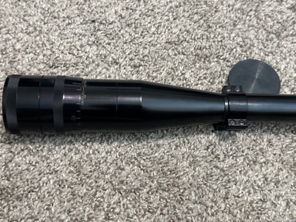 Redfield 3200 16x riflescope vintage fixed 16 power 1” tube medium duplex-img-9