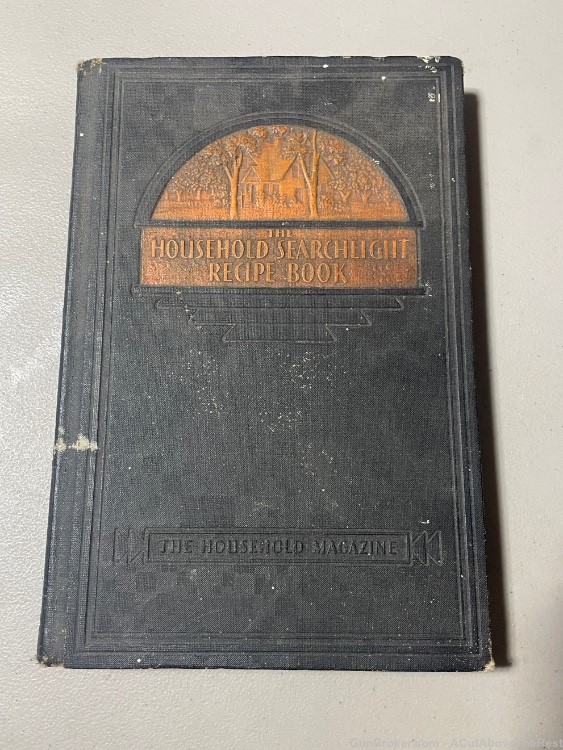 1935 Topeka Kansas Cookbook Household Searchlight Recipe Book -img-0