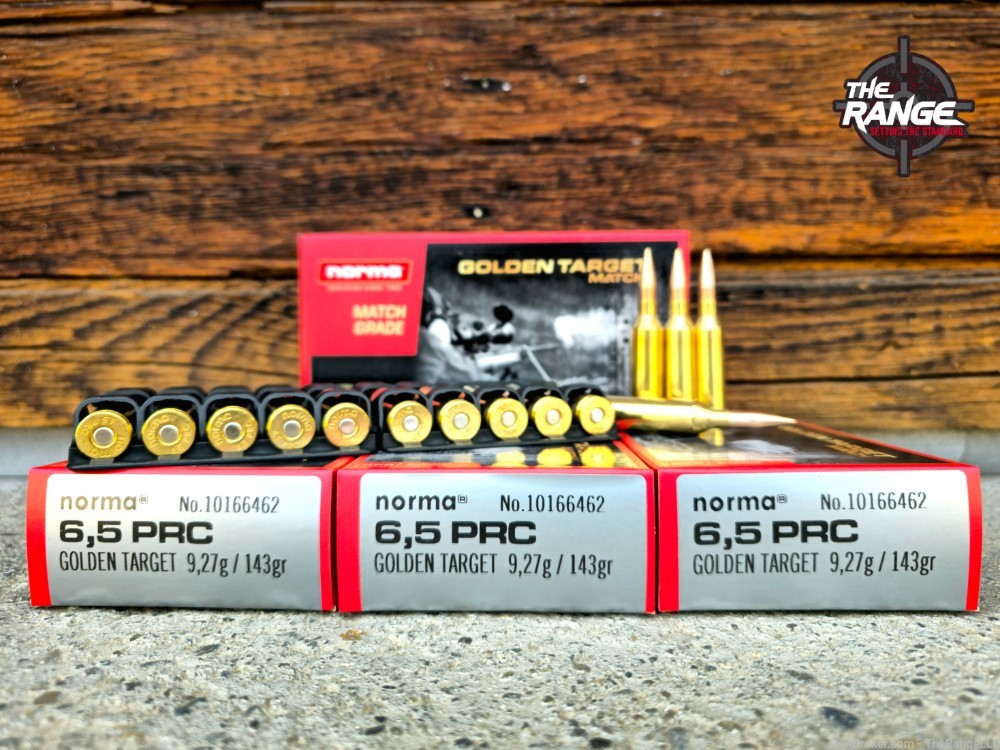 Norma Precision 6.5PRC 143gr BTHP Golden Match Target 20rds Free Shipping!-img-0