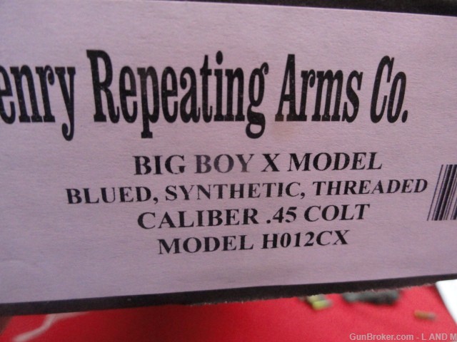 Henry Big Boy Model X .45 Colt NIB-img-13