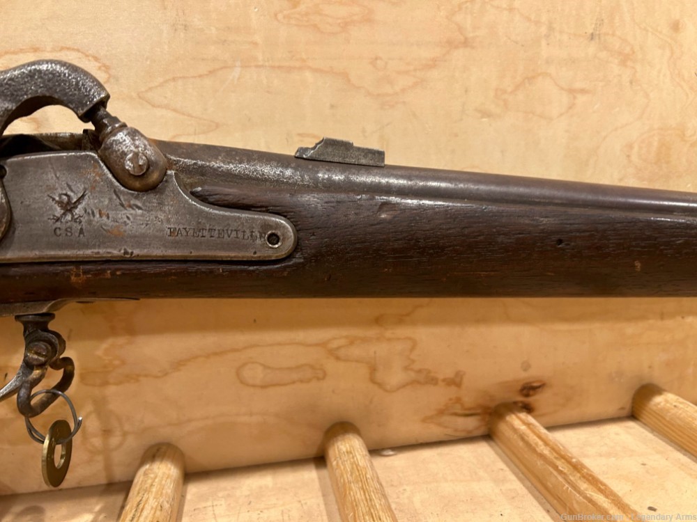CONFEDERATE FAYETTEVILLE MUSKET 1864 60 CAL #BP434 -img-11