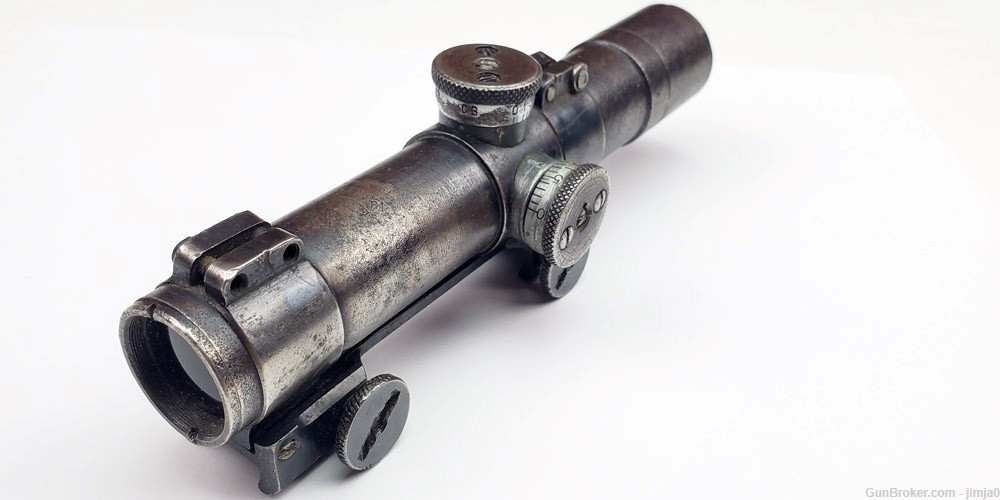 Original WWII produced Berdsk PU scope for the PU sniper rifle, and mount-img-4