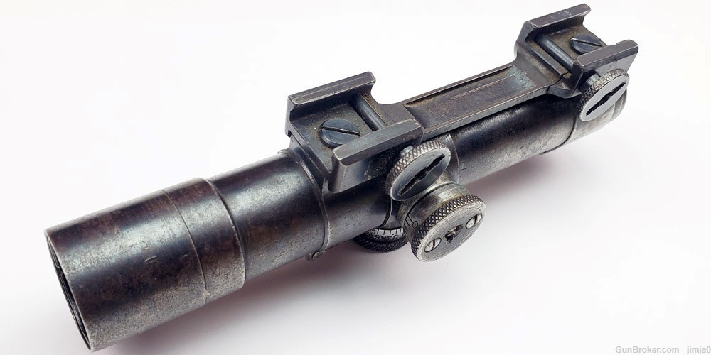 Original WWII produced Berdsk PU scope for the PU sniper rifle, and mount-img-8