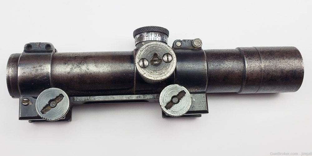 Original WWII produced Berdsk PU scope for the PU sniper rifle, and mount-img-9