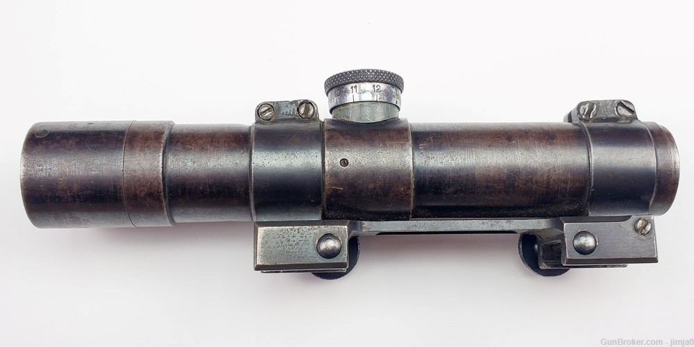 Original WWII produced Berdsk PU scope for the PU sniper rifle, and mount-img-10