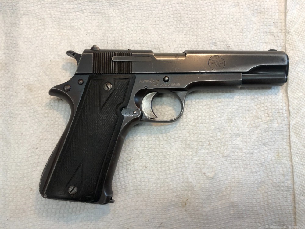 Spain Star Model A, 9mm Largo, Air Force, 3 mag's, 50 rounds.-img-6