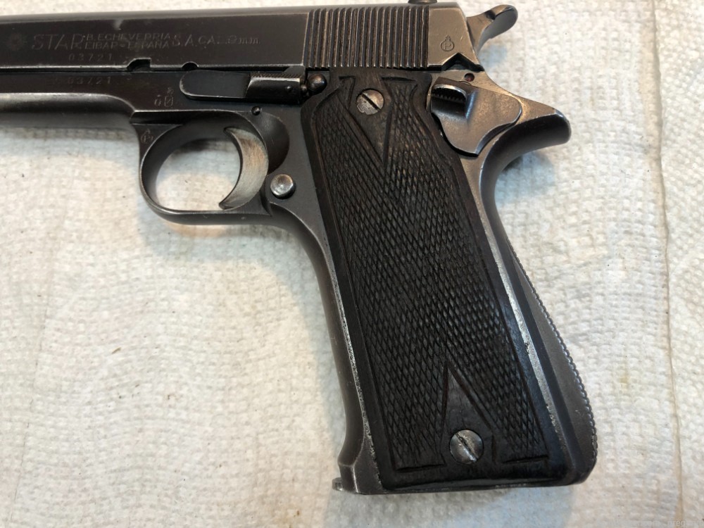 Spain Star Model A, 9mm Largo, Air Force, 3 mag's, 50 rounds.-img-2