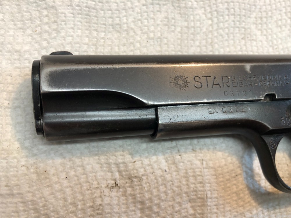 Spain Star Model A, 9mm Largo, Air Force, 3 mag's, 50 rounds.-img-5