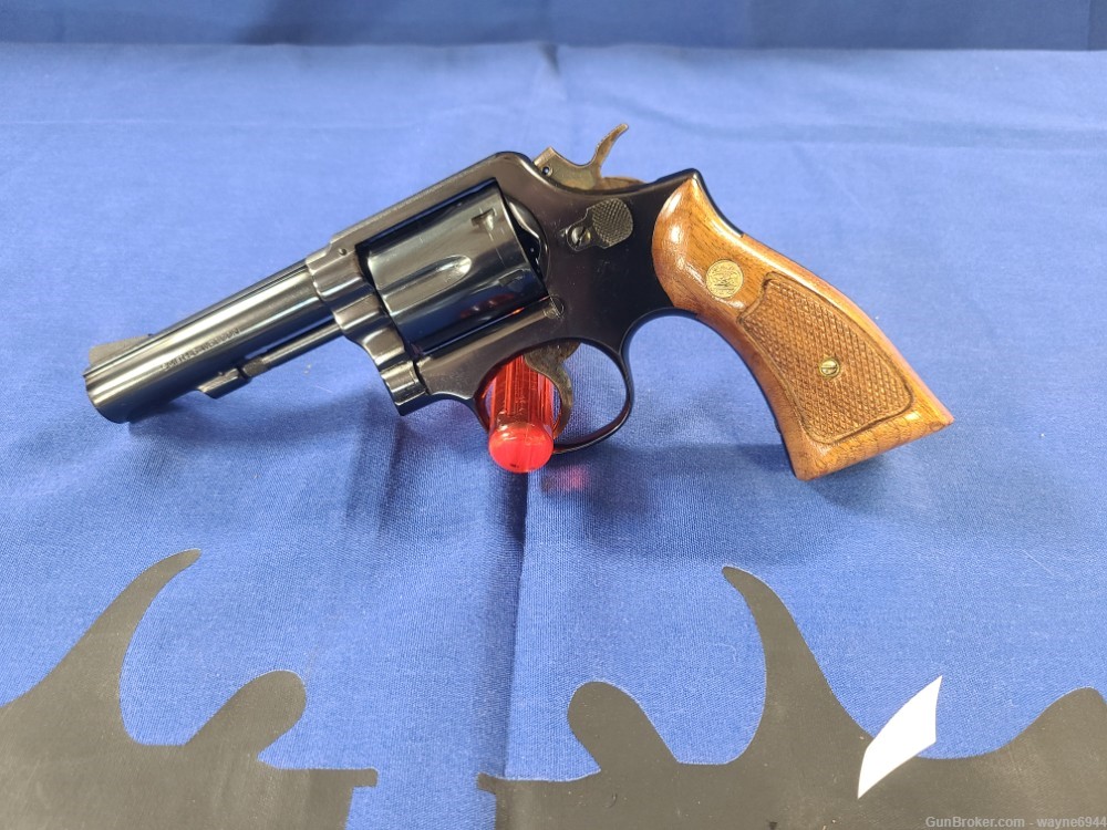 Smith & Wesson model 13-1, 357 magnum with 4” heavy barrel, wood grips-img-0