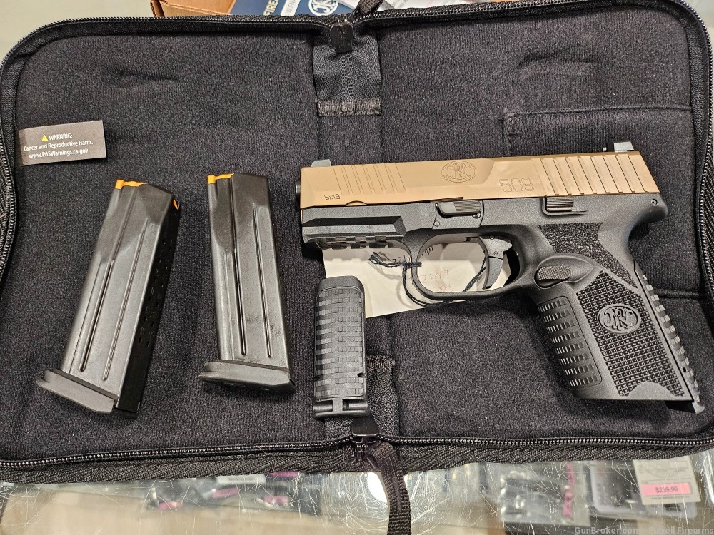 FN 509 9mm w/2 15rd brand new slide and barrel! -img-0