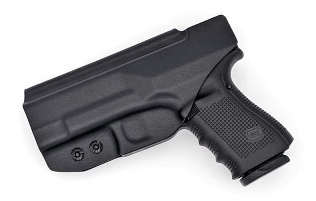 IWB Holster fits: Glock 19 19X 23 32 45 (Optic Ready) Black / Right Hand / -img-1