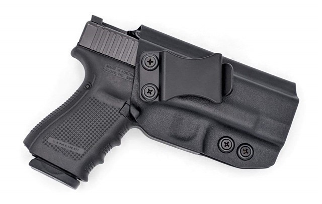 IWB Holster fits: Glock 19 19X 23 32 45 (Optic Ready) Black / Right Hand / -img-0