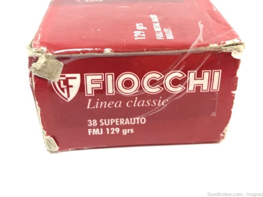 Fiocchi .38 Super Auto 129 Grs Full Metal Jacket FMJ Super 1069-MP-img-1
