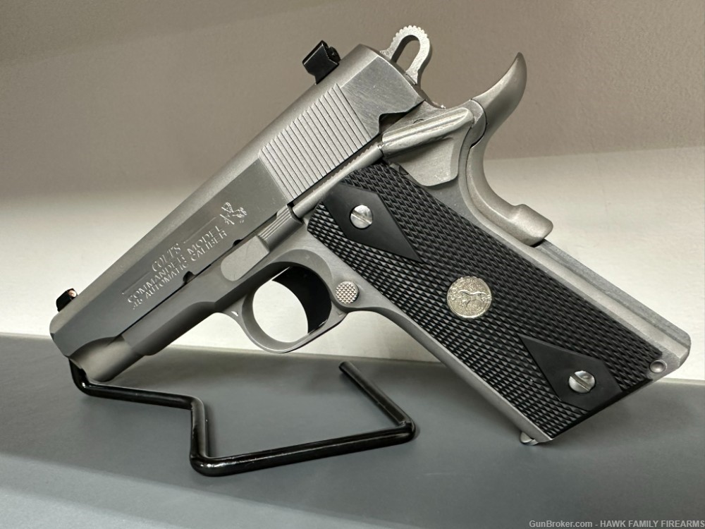 COLT COMMANDER 1911 BRUSHED STAINLESS*MANUFACTURED 2013* .45ACP VERY NICE-img-4