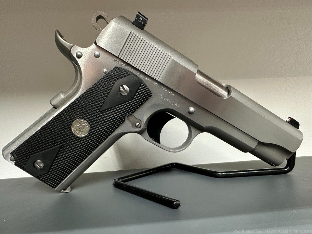 COLT COMMANDER 1911 BRUSHED STAINLESS*MANUFACTURED 2013* .45ACP VERY NICE-img-5