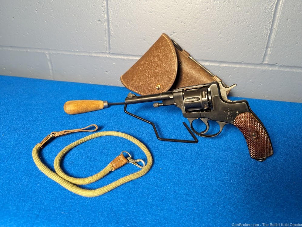 Nagant 1895 Desirable Pre War 7.62x38r Made in 1932 Tula Made Revolver C&R-img-0