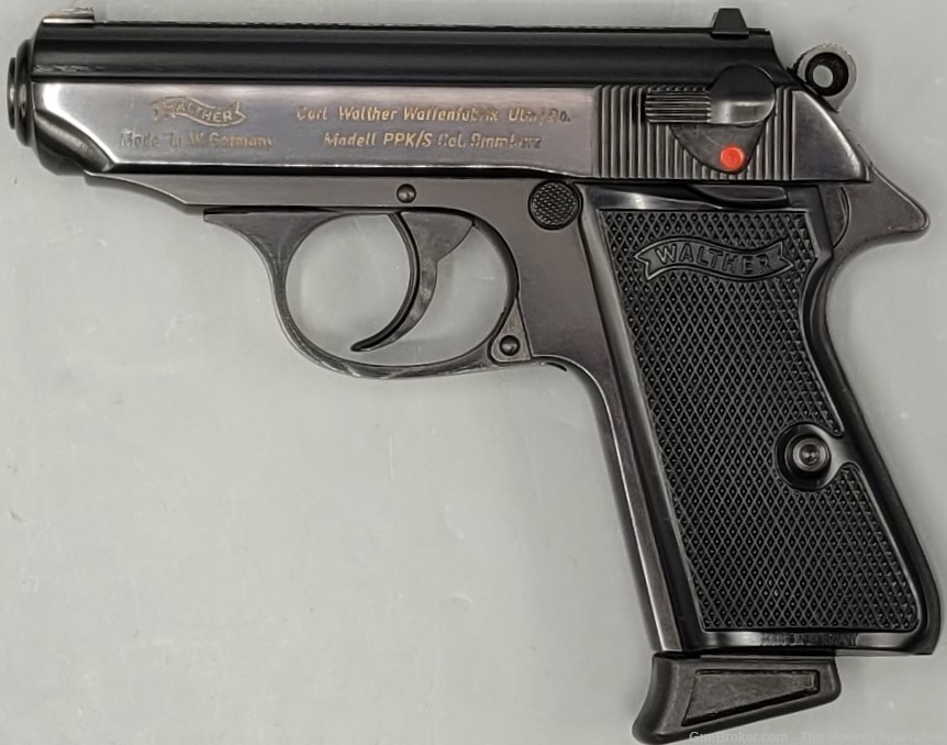 Walther Model PPK/S 9mm 3.5" Semi Auto Pistol Black DA/SA PPKS PPK S-img-2