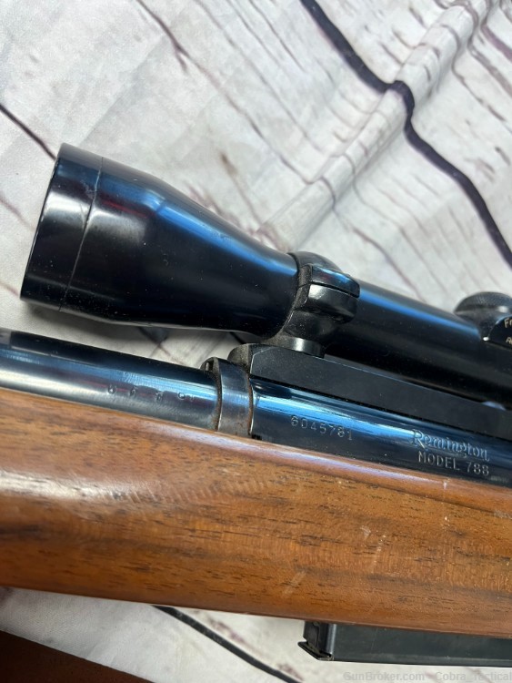 Used Remington 788 bolt action rifle .308 Win with Scope and Sling-img-6