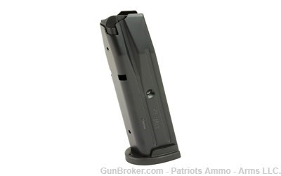 3- Sig  Magazines, 9MM, 10 Rounds, Fits P250/P320 COMPACTSize, Steel, Black-img-1