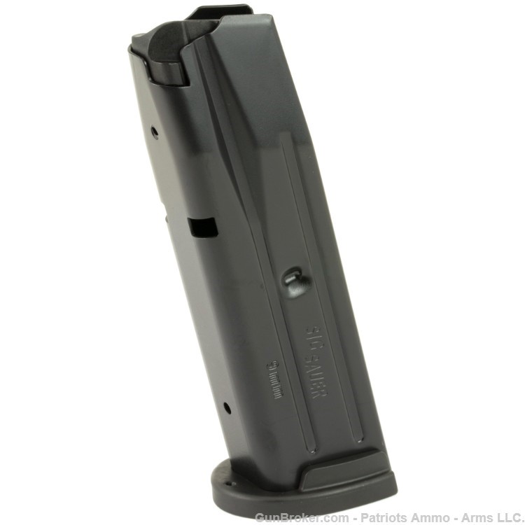 3- Sig  Magazines, 9MM, 10 Rounds, Fits P250/P320 COMPACTSize, Steel, Black-img-2