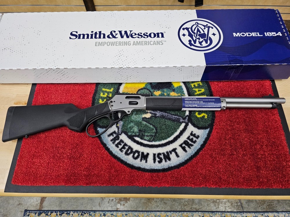 Smith & Wesson S&W 13812 1854 44mag Stainless SS 44 mag TB 9rd 19"-img-1