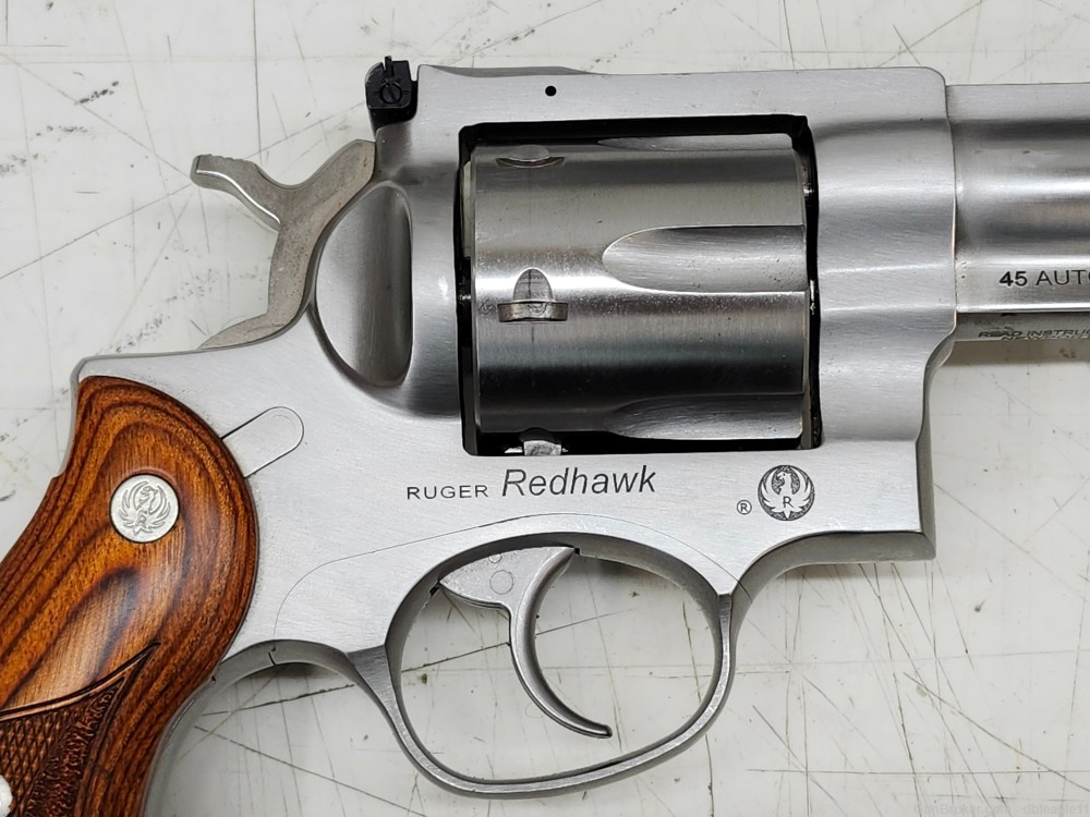 Ruger Redhawk 45 Auto/45 Colt 4in Bbl Brushed Stainless w/Orig Case-img-3