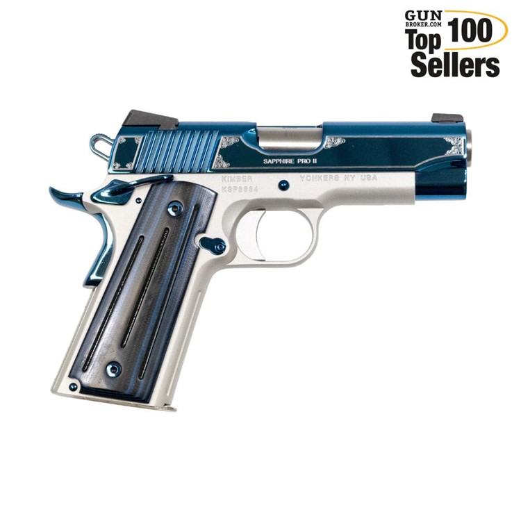 KIMBER Sapphire Pro II 9mm 1911 9rd 4in Semi-Auto Pistol (3200298)-img-0