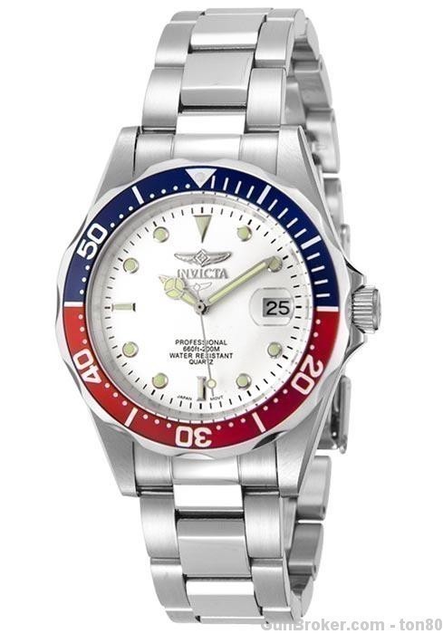 Invicta  men's Pro Diver white dial stainless 8933-img-0