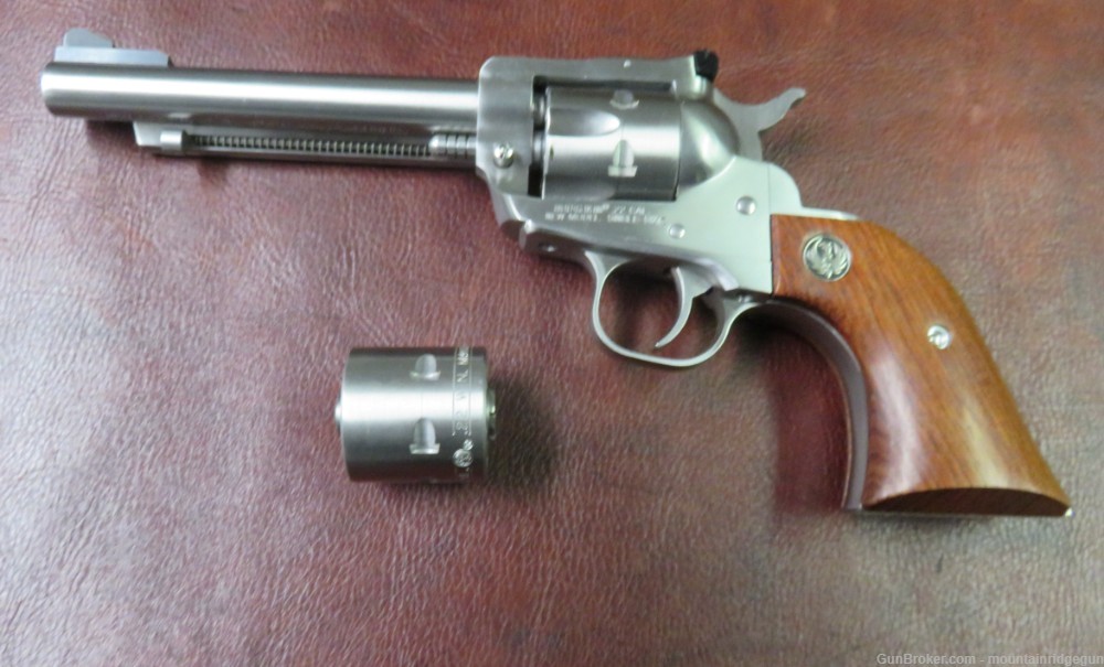 Ruger New Model Single Six Revolver convertible 22LR, 22 Mag Stainless 2006-img-2