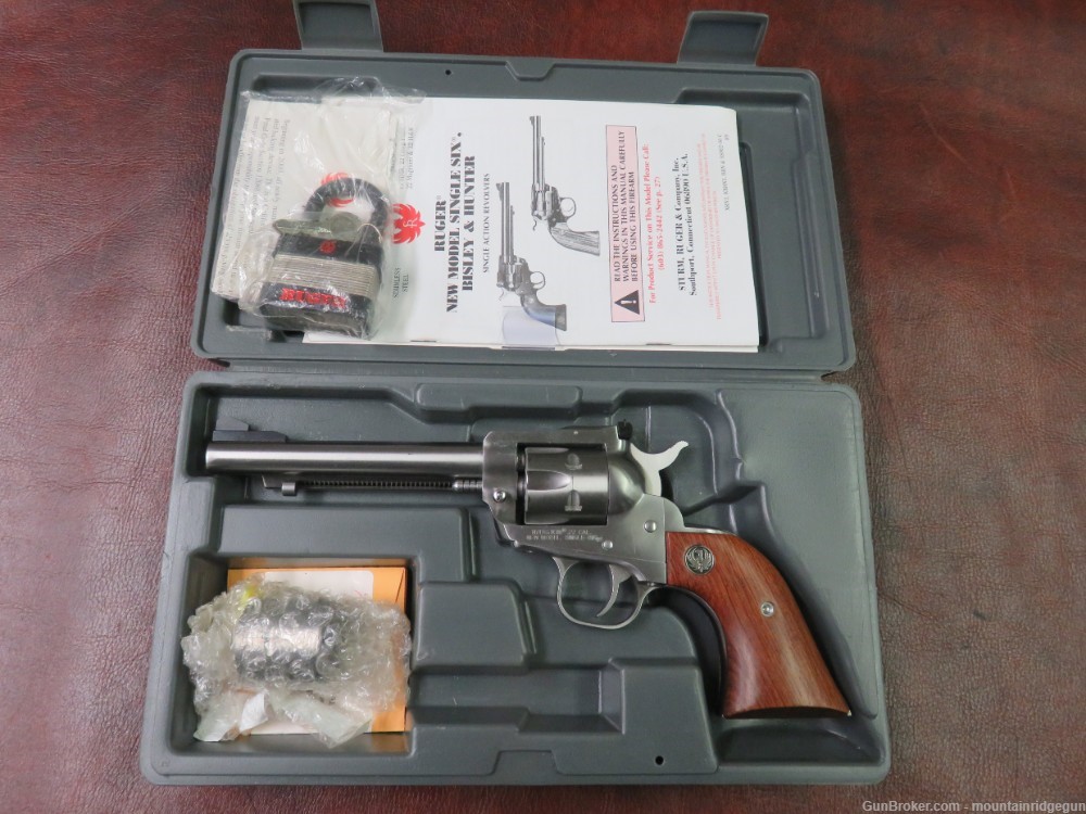 Ruger New Model Single Six Revolver convertible 22LR, 22 Mag Stainless 2006-img-0