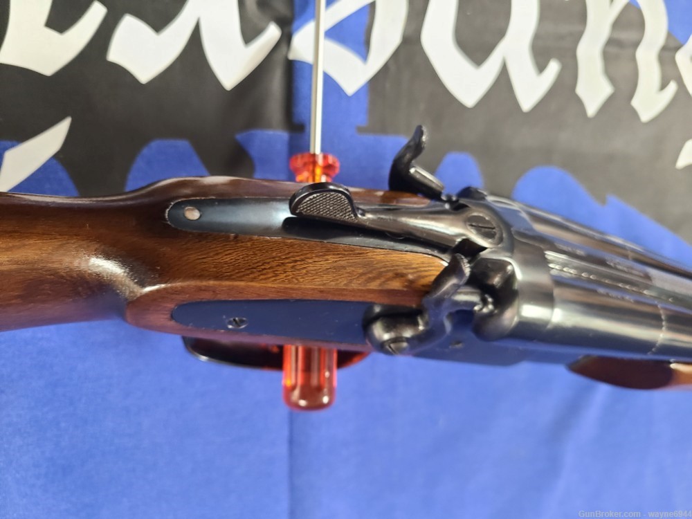 Rossi Overland double barrel shotgun with external hammers. 20” barrels-img-6