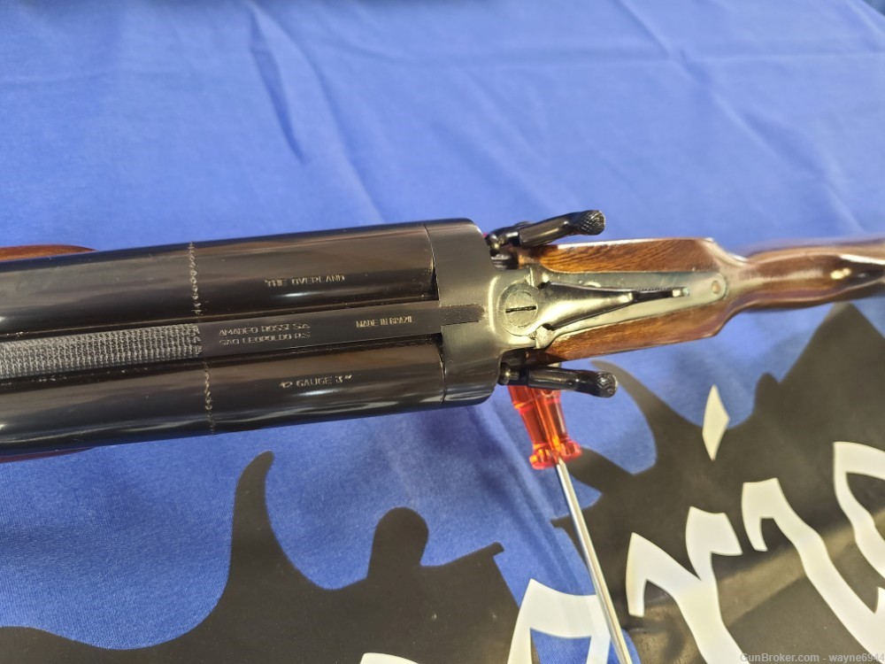 Rossi Overland double barrel shotgun with external hammers. 20” barrels-img-5