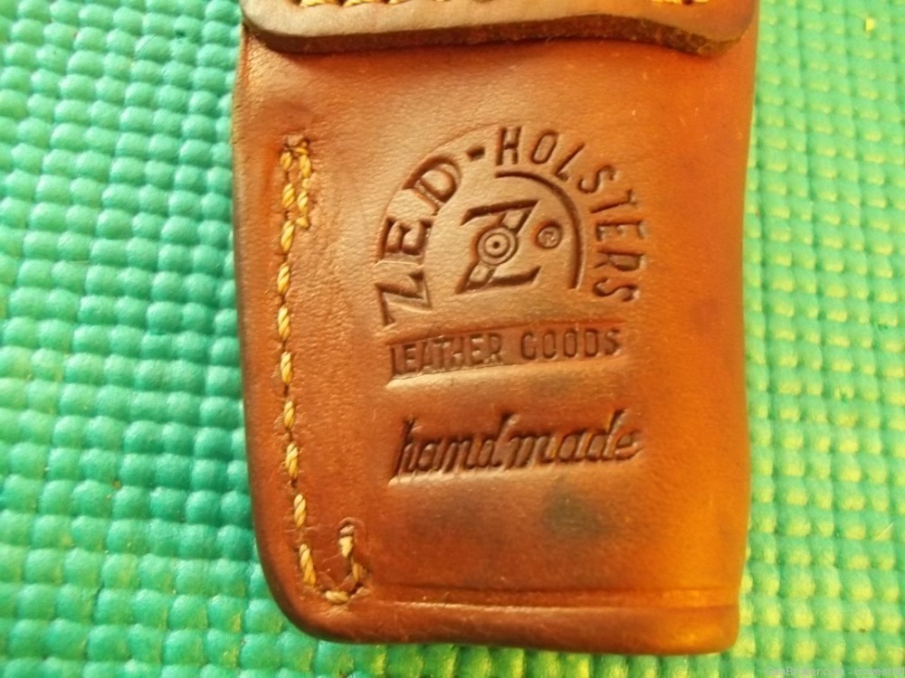 Beretta 70  Rare ZED LEATHER GOODS L/H OWB Leather Holster  .380-img-0