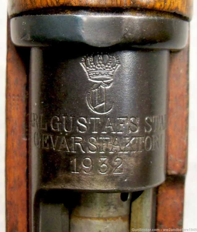 SWEDISH M94 1894 MAUSER CARBINE 1932   94/14 with bayonet bar -img-12