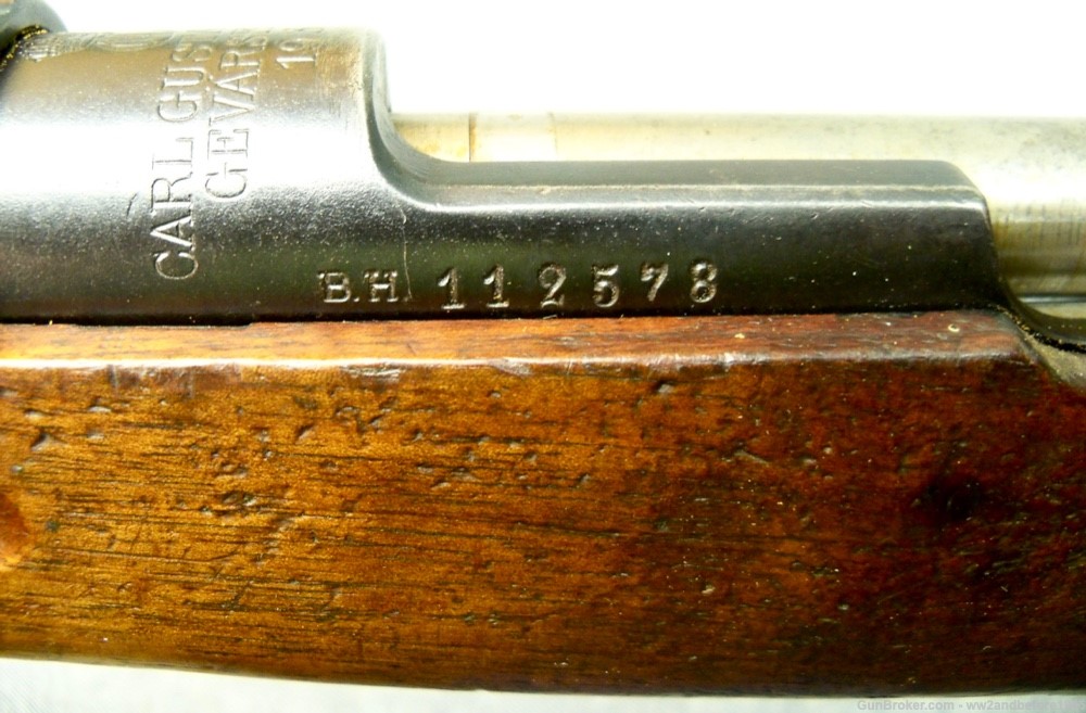 SWEDISH M94 1894 MAUSER CARBINE 1932   94/14 with bayonet bar -img-13