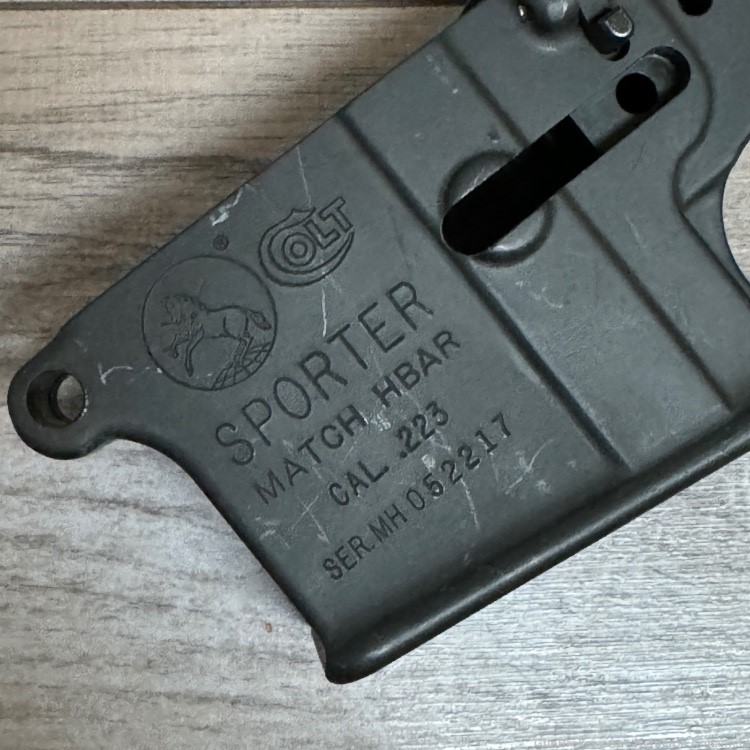 Colt Pre Ban Lower Receiver w Detent Hole Mil-spec Pivot AR15 Preban MA OK-img-2