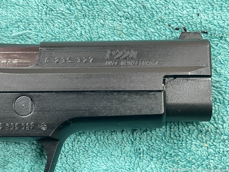 West German Sig Sauer P220 w/ Original Box Manual and Test Target (LW-10)-img-9