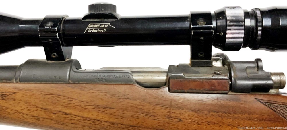 CZ BRNO VZ.24 8mm MAUSER 23.2" WWII ERA ROMANIAN SPORTER BOLT RIFLE +SCOPE-img-2