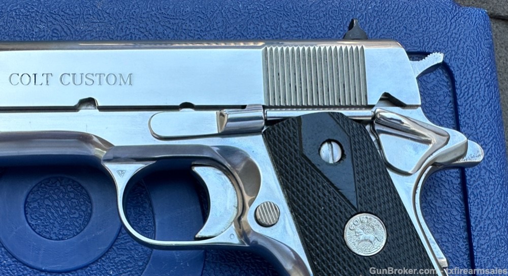 Colt Custom Bright Stainless El Cen .38 Super, Government Size ELCEN, 1999-img-3