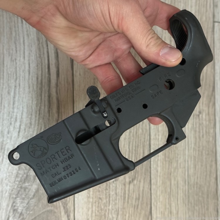 Colt Pre Ban Lower Receiver w Detent Hole Mil-spec Pivot AR15 Preban MA OK-img-8