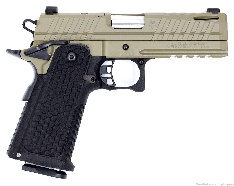 Live Free Armory Apollo 11 Compact in Elite FDE with 2 x 17-Round Mags-img-0