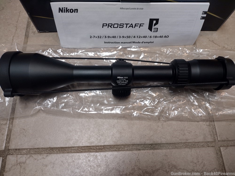 NEW Open Box Nikon Prostaff 3-9x50 BDC Matte Rifle Scope #PR32-img-5