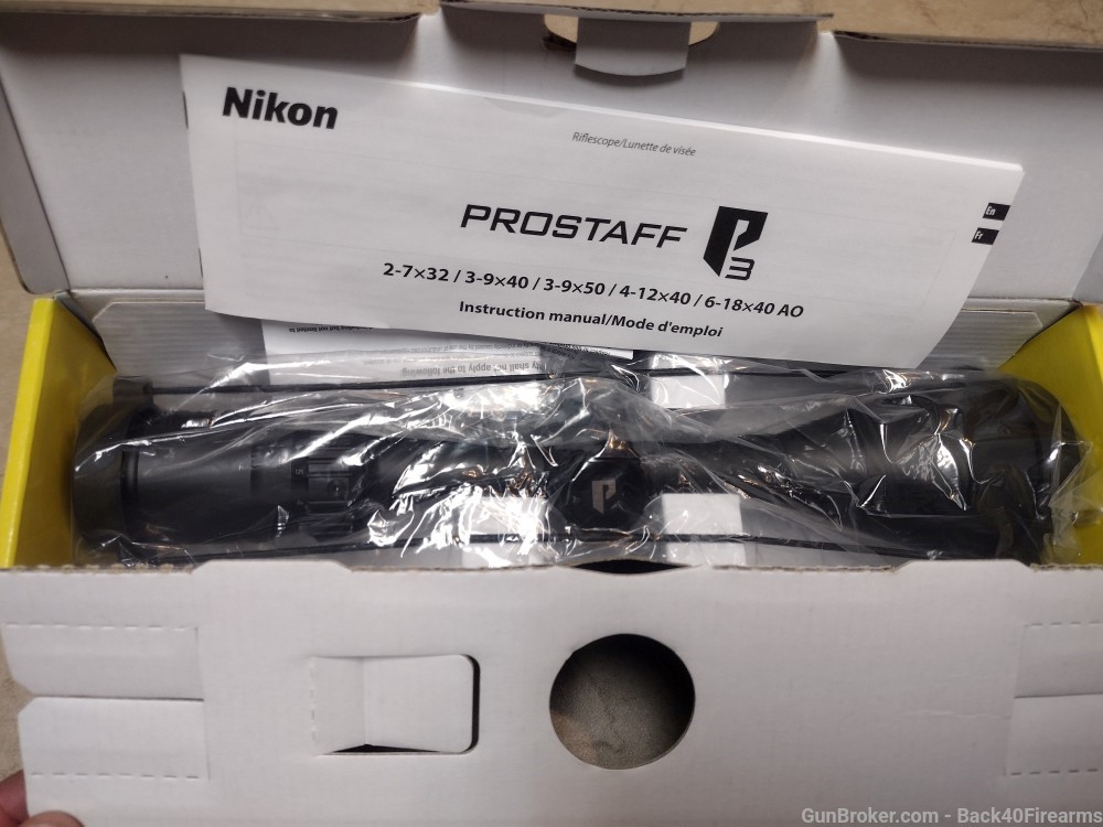 NEW Open Box Nikon Prostaff 3-9x50 BDC Matte Rifle Scope #PR32-img-2