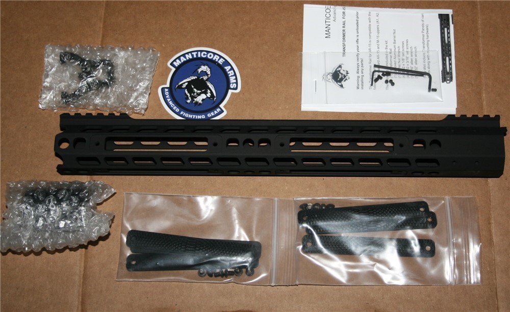 Manticore Arms 15" GEN II Transformer Rail AR-15 Handguard-img-0