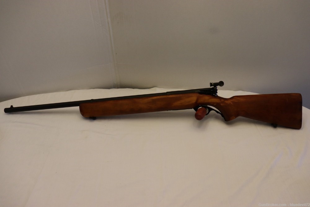 Mossberg M44US 22LR w/redfield Int. rear&Olympic globe front sights-img-0