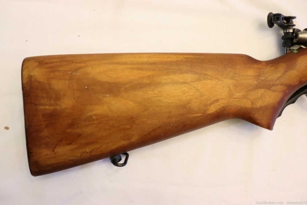 Mossberg M44US 22LR w/redfield Int. rear&Olympic globe front sights-img-13