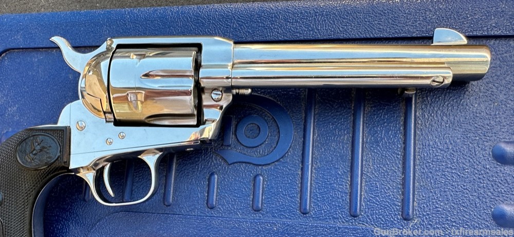 Colt Single Action Army 5 1/2" Bright Nickel .45 LC, P1856 SAA, 1998-img-16