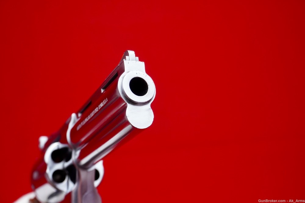1977 Colt Python 4" .357 Magnum *CUSTOM HARD CHROME FINISH* -img-8
