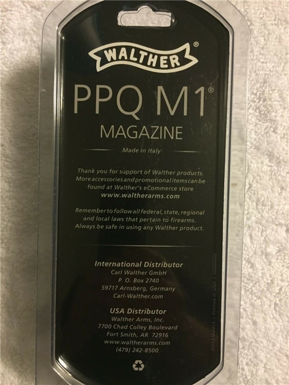 NEW Walther PPQ M1 40S&W 10rd Factory Magazine 2796414 AntiFriction Coated-img-1