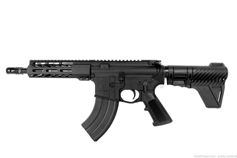 PRO2A TACTICAL PATRIOT 7.5 inch AR-15 7.62x39 M-LOK Pistol-img-1